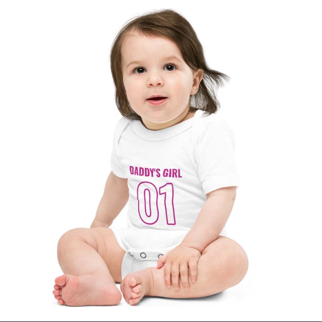 Daddy's Girl 01 Baby short sleeve one piece