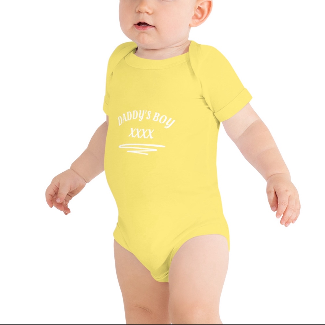 Daddy's Boy Baby short sleeve one piece