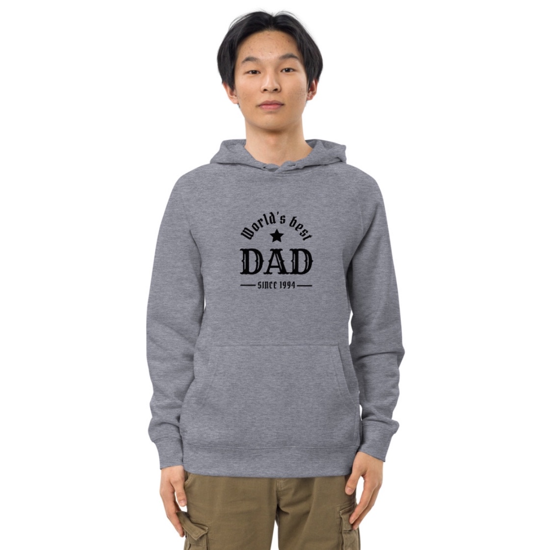 World's Best Dad kangaroo pocket hoodie