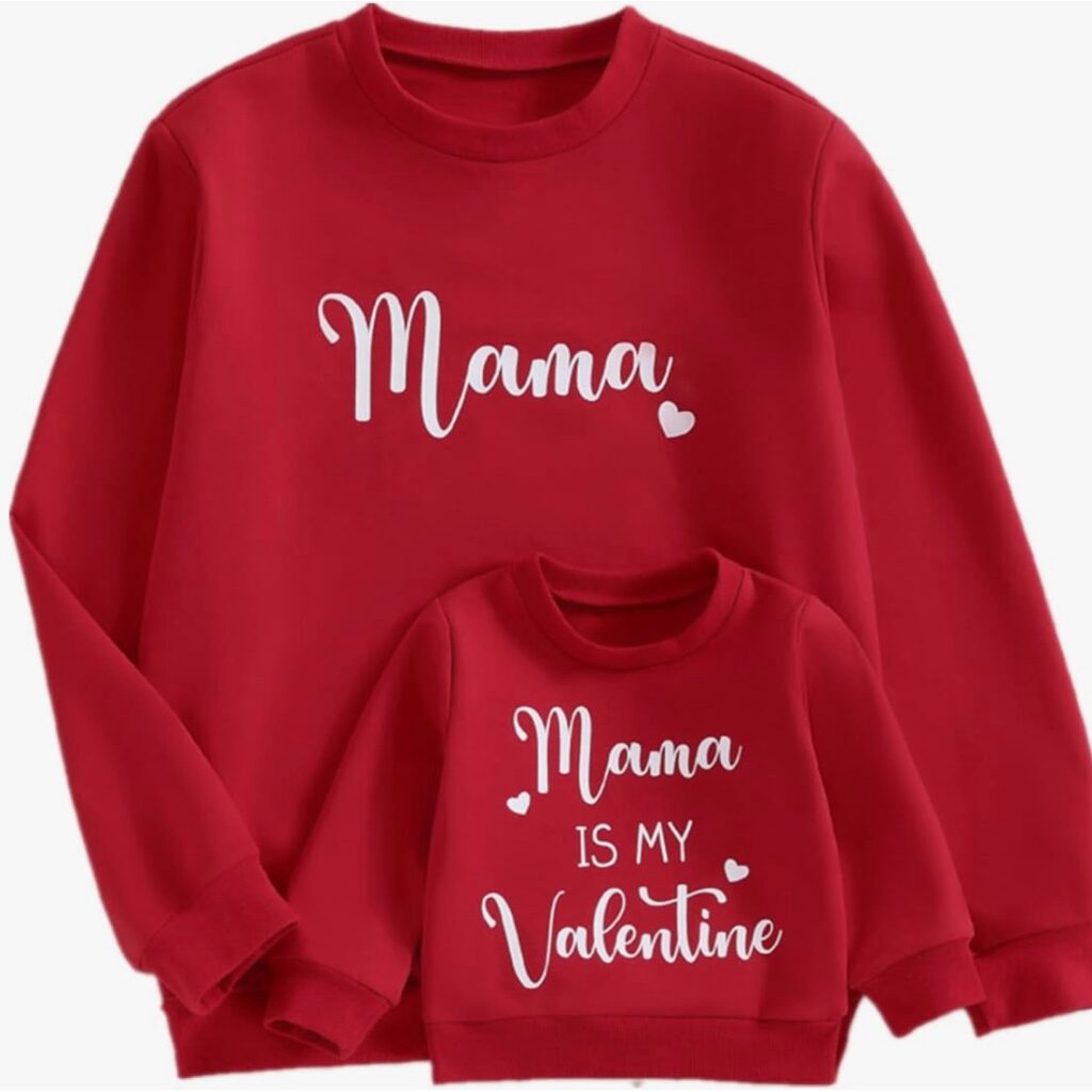 Mom and Me matching sweaters