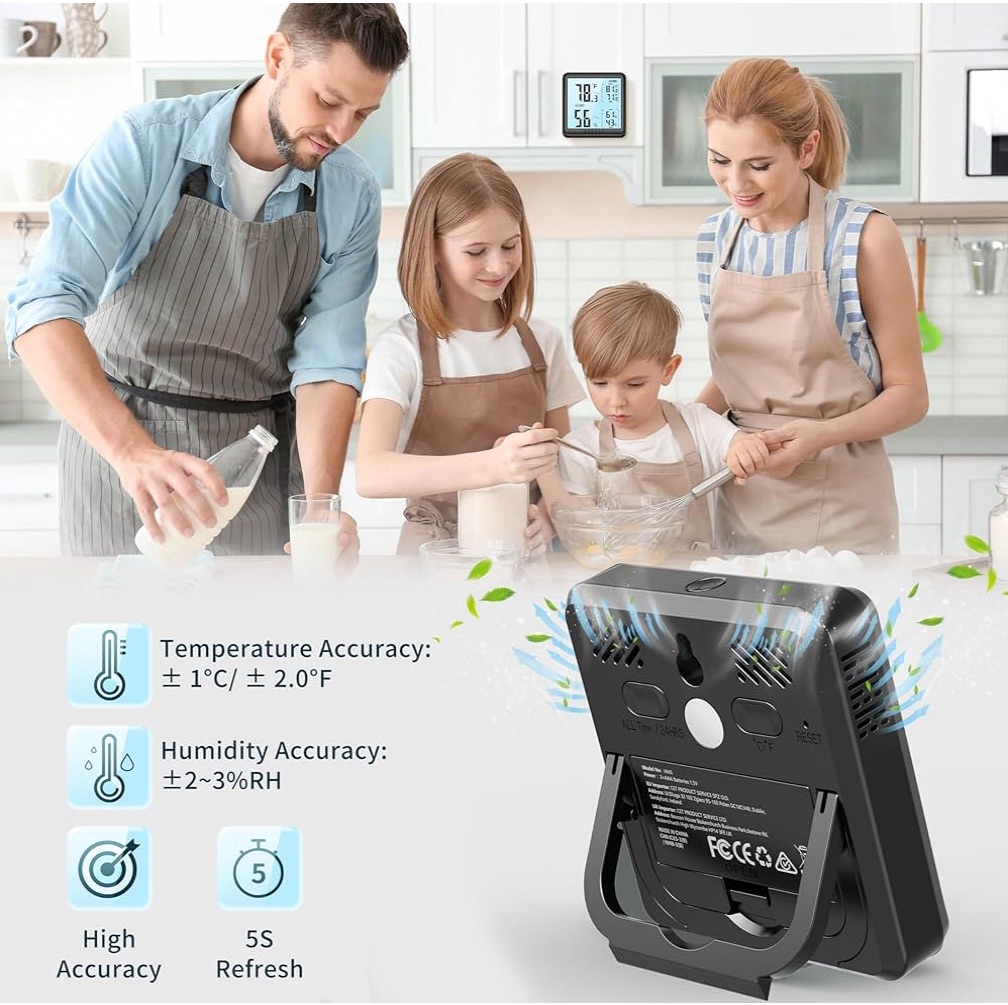 DOQAUS Digital Hygrometer Indoor Thermometer