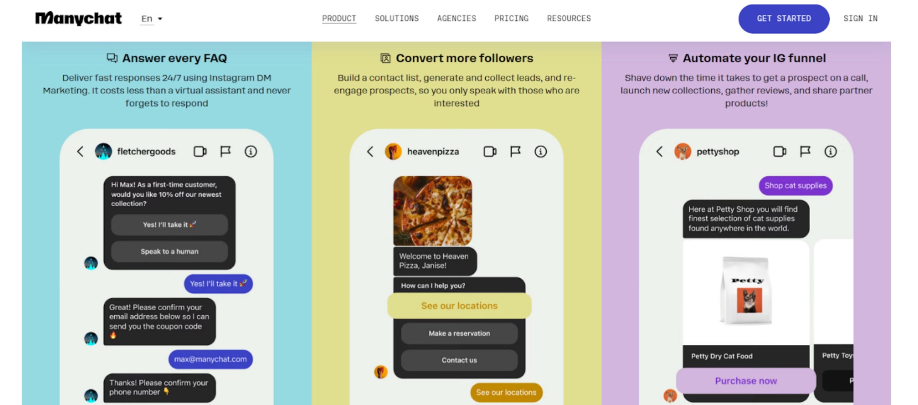 ManyChat Smarter Customer Conversations