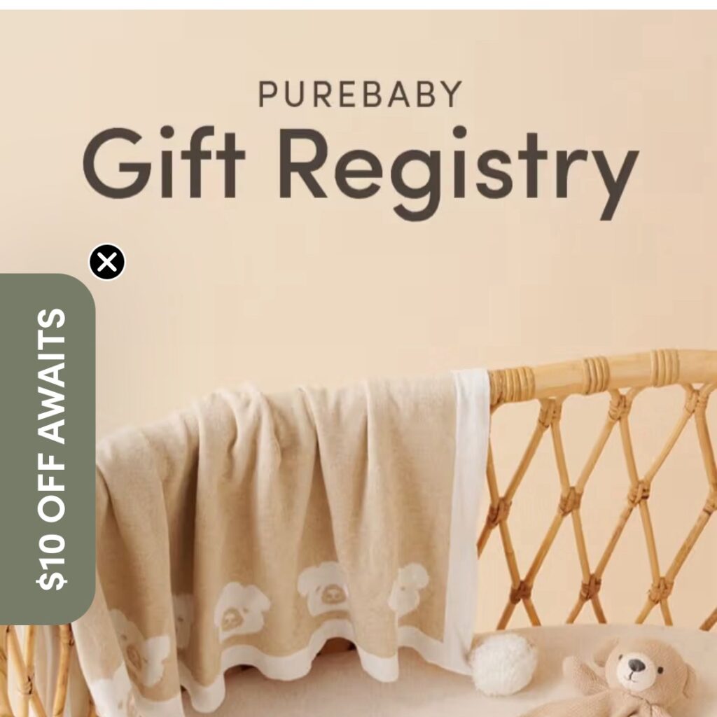 Purebaby gift Registry